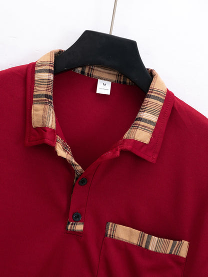 GMD Chosen CO. Men's Casual Solid Color Sports Polo Shirts