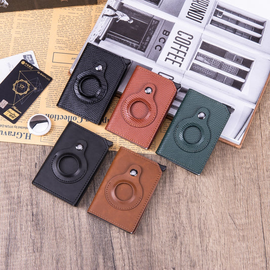 GD Chosen CO Men's Anti-theft Swipe Card Holder With Tracker Hole