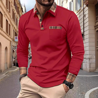 GMD Chosen CO. Men's Casual Solid Color Sports Polo Shirts
