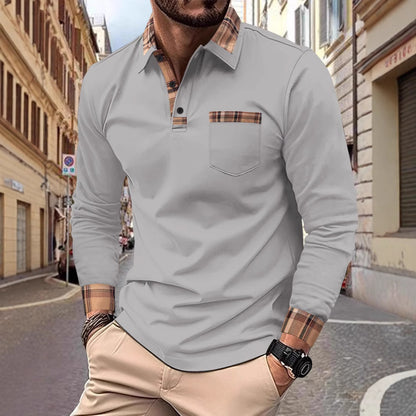 GMD Chosen CO. Men's Casual Solid Color Sports Polo Shirts