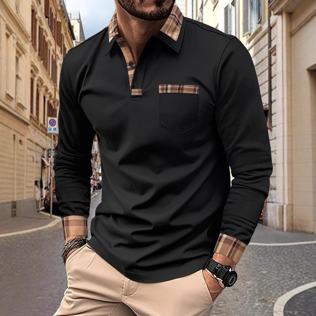 GMD Chosen CO. Men's Casual Solid Color Sports Polo Shirts