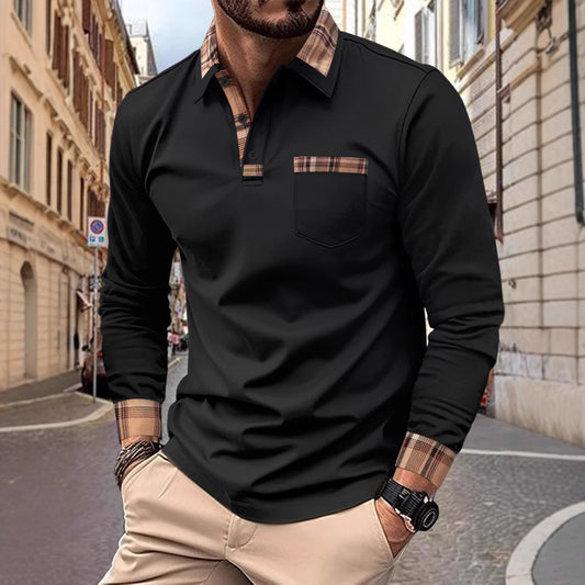 GMD Chosen CO. Men's Casual Solid Color Sports Polo Shirts