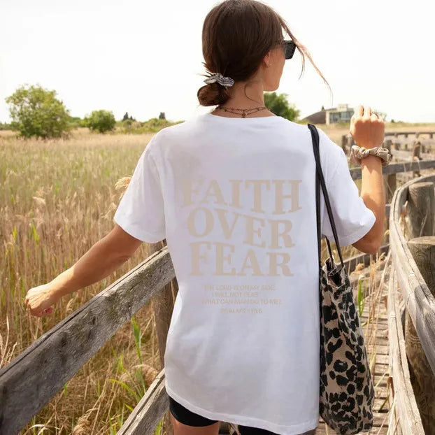 Faith Over Fear Loose T-Shirt